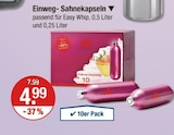 Einweg-Sahnekapseln von iSi im aktuellen V-Markt Prospekt für 4,99 €