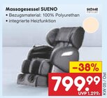 Massagesessel SUENO Angebote von HOME bei Netto Marken-Discount Jena für 799,99 €