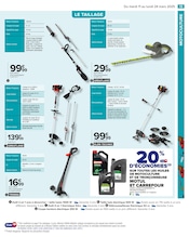 Tronçonneuse Angebote im Prospekt "PROFITER ENFIN DE SON JARDIN : PLANTATIONS" von Carrefour auf Seite 15