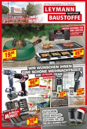 Baumarkt Prospekt von Leymann Baustoffe Petershagen Leymann Baustoffe Prospekt: "SPAREN UND JETZT SCHON AN DAS WEIHNACHTSFEST DENKEN!", 4 Seiten, 05.12.2022 - 11.12.2022