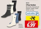 3 Paar Socken Angebote von MEXX bei Lidl Heilbronn für 6,99 €