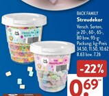 Streusel-Mix Blüten von Back Family im aktuellen ALDI SÜD Prospekt für 0,69 €