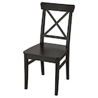 Stuhl braunschwarz von INGOLF im aktuellen IKEA Prospekt