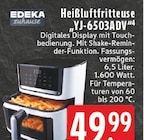 Heißluftfritteuse YJ-6503ADV bei EDEKA im Fürstenau Prospekt für 49,99 €