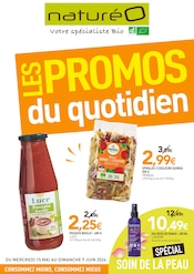 Saucisse Angebote im Prospekt "Les promos du quotidien" von NaturéO auf Seite 1