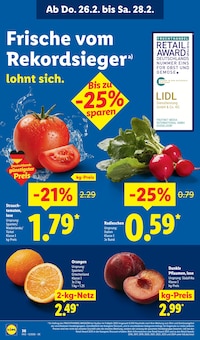 Tomaten im Lidl Prospekt "LIDL LOHNT SICH" mit 67 Seiten (Cottbus)