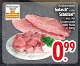 Strohschwein Gulasch Angebote bei EDEKA Germering für 0,99 €