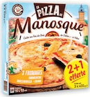 Pizza 3 Fromages Surgelée - La Pizza de Manosque - Super U à Antibes Pizza 3 Fromages Surgelée - La Pizza de Manosque en promo chez Super U Antibes à 9,95 €