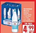 Mineralwasser im EDEKA Prospekt Mineralwasser von Gerolsteiner im aktuellen EDEKA Prospekt für 4,99 €