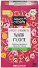Bio-Tee Winter Früchte im Rossmann Prospekt Bio-Tee Winter Früchte von King's Crown im aktuellen Rossmann Prospekt für 1,99 €