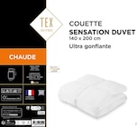 La couette Sensation Duvet - TEX HOME en promo chez Carrefour Besançon à 51,99 €