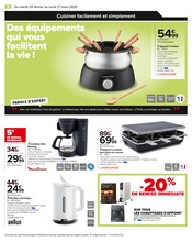 Appareil Raclette Angebote im Prospekt "FAITES ENTRER LA NOUVEAUTÉ À LA MAISON !" von Carrefour auf Seite 8