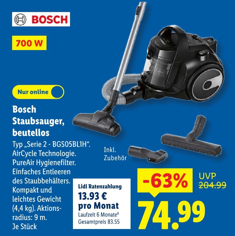 Staubsauger, beutellos