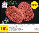 Viande bovine : bifteck haché provenant de morceaux dénervés, dégraissés - JEAN ROZÉ en promo chez Intermarché Hyper Viande bovine : bifteck haché provenant de morceaux dénervés, dégraissés - JEAN ROZÉ dans le catalogue Intermarché Hyper