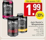 Mixgetränke Angebote von Jack Daniel`s bei WEZ Löhne für 1,99 €
