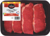 4 Faux-Filets - St-Clément Le Boucher en promo chez Aldi 4 Faux-Filets - St-Clément Le Boucher dans le catalogue Aldi