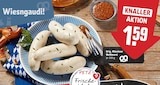Orig. Münchner Weißwurst im Angebot bei REWE in Siegen Orig. Münchner Weißwurst Angebote von Petz bei REWE Siegen für 1,59 €