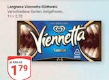 Viennetta Blättereis Angebote von Langnese bei GLOBUS Ludwigshafen für 1,79 €