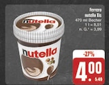 nutella Eis im Angebot bei E center in Bayreuth nutella Eis Angebote von Ferrero bei E center Bayreuth für 4,00 €