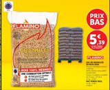 Sac de granulés de bois 15kg - FLAMINO en promo chez Hyper U Savigny-le-Temple à 5,39 €