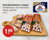 Schinkenröllchen in Aspik bei V-Markt im Günzburg Prospekt für 1,69 €