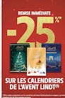 25% de remise immédiate sur les Calendriers de l'Avent Lindt à Intermarché dans Pont-Saint-Pierre