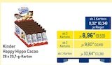 Happy Hippo Cacao von Kinder im aktuellen METRO Prospekt