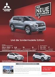 Mitsubishi Prospekt mit 8 Seiten (Reutlingen)