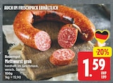Aktuelle Mettwurst Angebote bei EDEKA in Berlin Aktuelles Mettwurst grob Angebot bei EDEKA in Berlin ab 1,59 €
