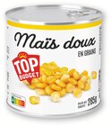 Maïs doux en grains - TOP BUDGET en promo chez Intermarché Maïs doux en grains - TOP BUDGET dans le catalogue Intermarché