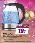 Glas-Wasserkocher RK 1776 Angebote von ECG bei expert Cottbus für 19,00 €