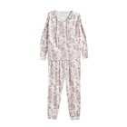 Pyjama manches longues femme - TEX en promo chez Carrefour Rillieux-la-Pape à 9,99 €