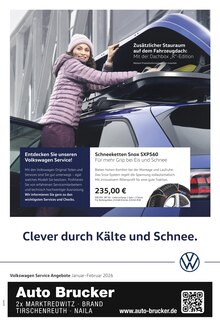 Aktueller Volkswagen Prospekt "Startklar für den Winter" Seite 1 von 1 Seite für Marktredwitz