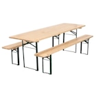 Aktuelle Bierzeltgarnitur Angebote bei METRO in München Aktuelles Bierzeltgarnitur 3-tlg., Kiefernholz/Stahl, 1 Biertisch 220 x 70 cm, 2 Bierbänke 220 x 25 cm, naturbraun/grün Angebot bei METRO in München ab 202,29 €