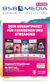 Aktueller BSB mobilfunk Prospekt mit Spielekonsole, "DEIN GESAMTPAKET FÜR FERNSEHEN UND STREAMING", Seite 1
