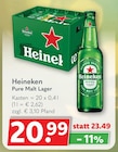 Getränkeland Kritzmow - Pure Malt Lager Angebot im Prospekt Pure Malt Lager bei Getränkeland im Kritzmow Prospekt für 20,99 €