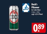Pilsener Angebote von Beck's bei famila Nordost Celle für 0,89 €