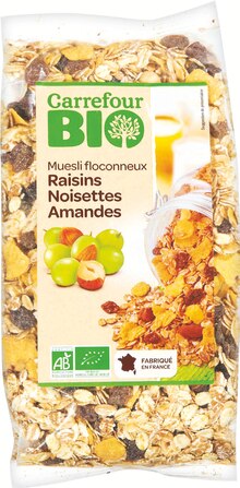 Muesli floconneaux - Carrefour Market à Saint-Germain-en-Laye Muesli floconneaux en promo chez Carrefour Market Saint-Germain-en-Laye à 1,87 €