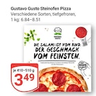 Steinofen Pizza bei GLOBUS im Hermsdorf Prospekt für 3,49 €