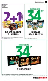 Promos Glace dans le catalogue "-50% DE REMISE IMMÉDIATE SUR LE 2ÈME" de Intermarché Super Glace en promo dans le catalogue Intermarché Super à la page 3