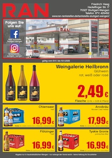 Bier im aktuellen RAN Prospekt (Stuttgart) Bier im RAN Prospekt "RAN" mit 2 Seiten (Stuttgart)