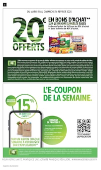 Prospectus Intermarché de la semaine "JUSQU'À 20€ OFFERTS EN BONS D'ACHAT SUR LE RAYON SURGELÉS SALÉS" avec 2 pages, valide du 11/02/2025 au 23/02/2025 pour Arles et alentours