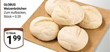 Aktuelles Weizenbrötchen Angebot bei GLOBUS in Duisburg ab 1,99 €