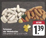 Partywiener bei EDEKA im Prospekt "" für 1,39 €