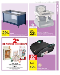 Offre Lit Parapluie dans le catalogue Carrefour Market du moment à la page 55