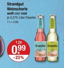 Weinschorle weiß oder rosé von Strandgut im aktuellen V-Markt Prospekt für 0,99 €