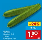 Gurken im Netto Marken-Discount Prospekt Gurken von im aktuellen Netto Marken-Discount Prospekt für 1,19 €