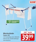 Wäscheständer Pegasus 180 Angebote von LEIF bei famila Nordost Flensburg für 39,99 €