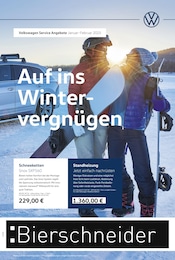 Volkswagen Prospekt für Regensburg: "Auf ins Wintervergnügen", 1 Seite, 01.01.2025 - 28.02.2025