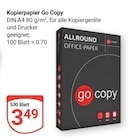Kopierpapier im Angebot bei GLOBUS in Jena Kopierpapier Angebote von Go Copy bei GLOBUS Jena für 3,49 €